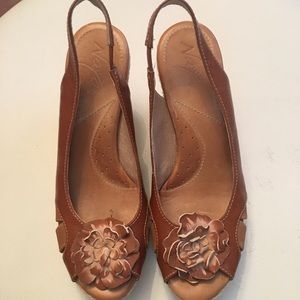 NAYA CORETTA Anthropology Brown Espadrille Sandals